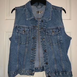 Denim vest
